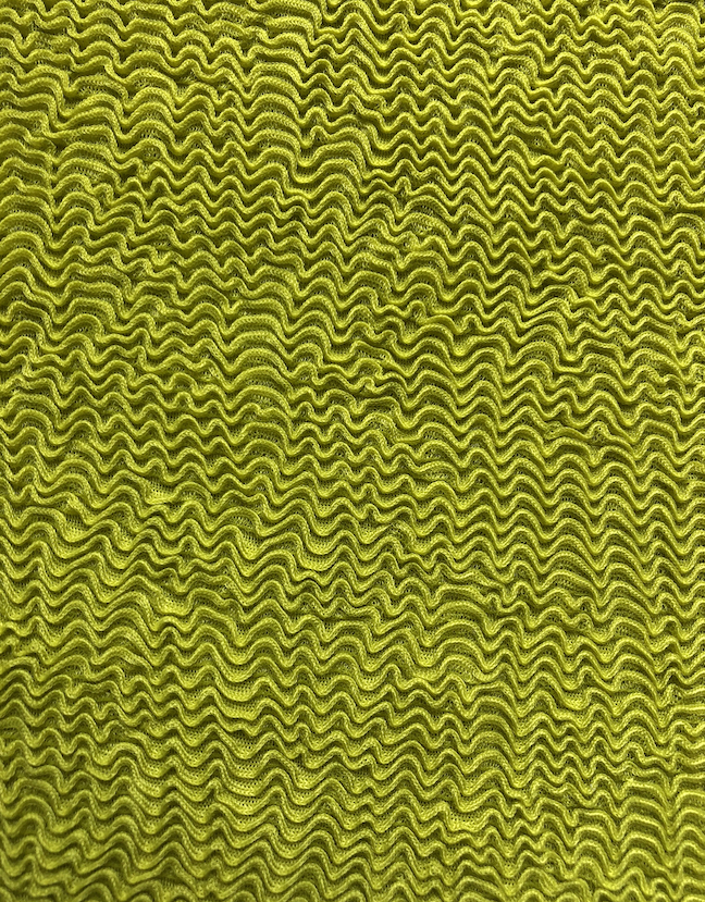 Lime Green in Crinkle